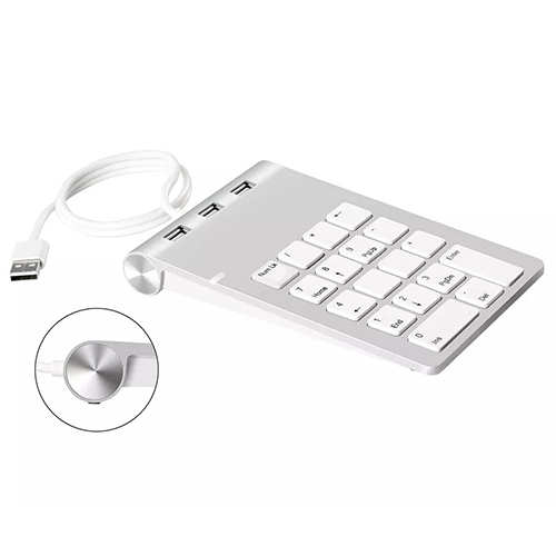 Rocketek Mini Numeric Wired numpad with 3xUSB2.0 /006748