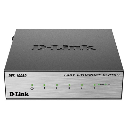 D-Link DES-1005D  Unmanageable Desktop Switch