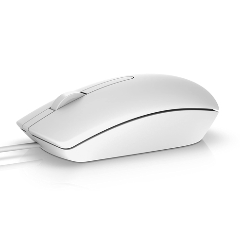 Dell MS116 Optical USB Wired Mouse white/ 006961