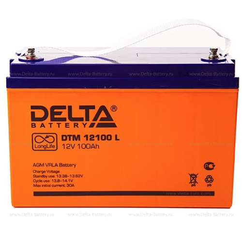 Delta Battery DTM 12100 L 12В 100АH/008754