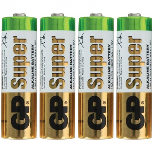 GP Super Alkaline 15ARS LR6 AA /GP 15ARS-2SB4(4 pack)/007471