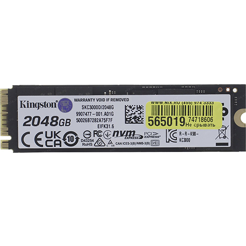 Kingston 2TB SKC3000D/2048G M.2 PCI-E SSD
