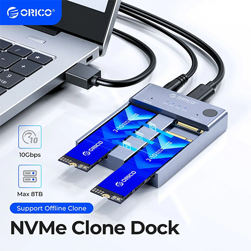 ORICO M.2 NVMe Cloner Dual Bay