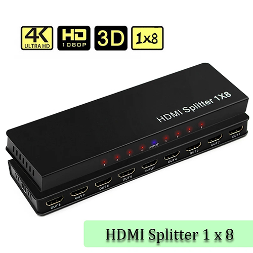 HDMI  1in 8out 8Ports  2K  Splitter/006549