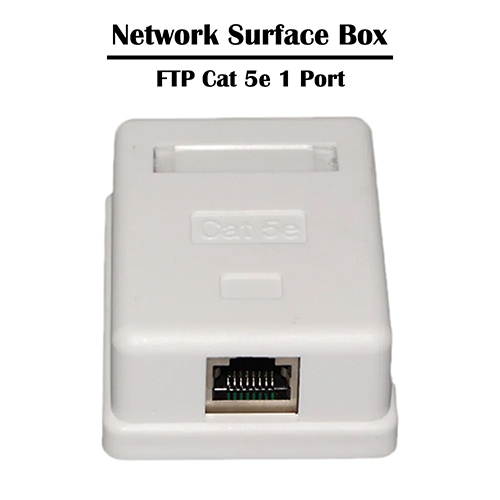 Mount Box 1Port RJ45 Cat5e Shielded