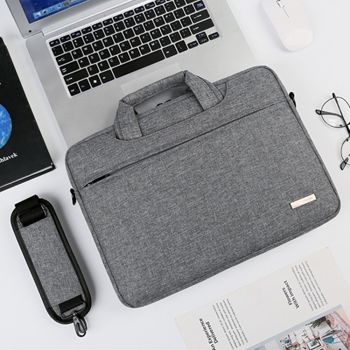 DSMREN 15.6" Nylon Laptop Bag Light Gray/006856