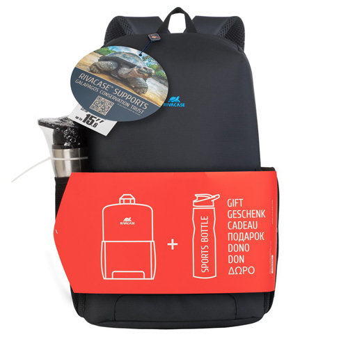 Rivacase 15.6" 8068 backpack +Sports bottle/007621