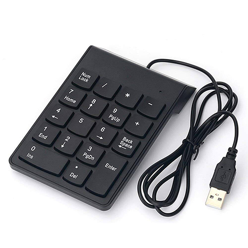 Rocketek Mini Numeric Keypad  USB wired black