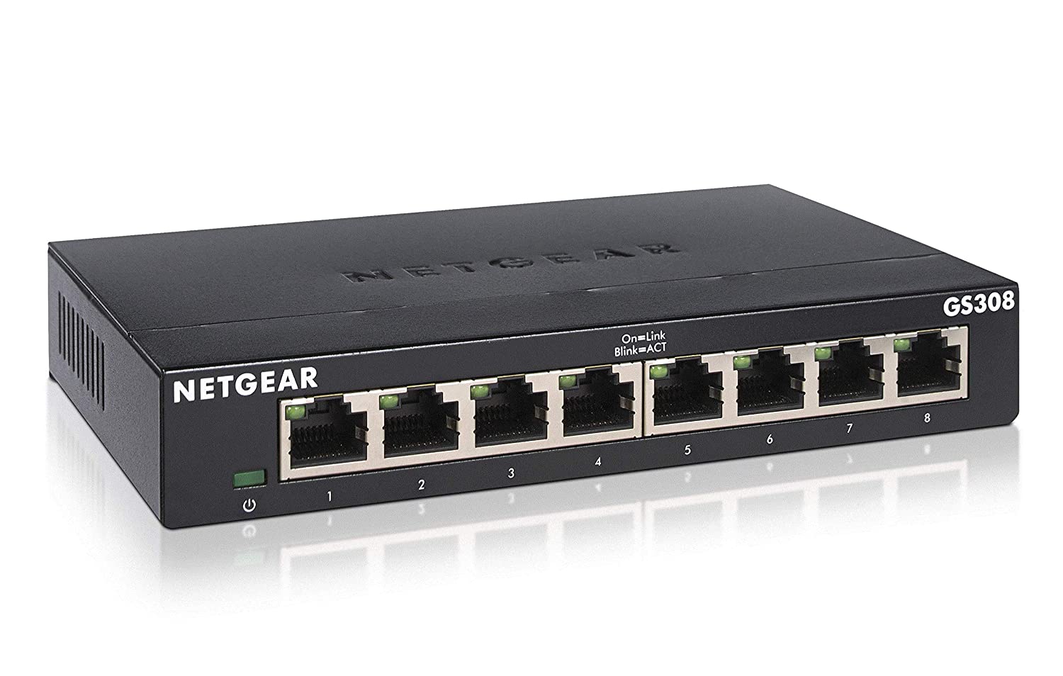 Netgear GS308-300PES 8-Port Gigabit Desktop Switch Metal 300-Series