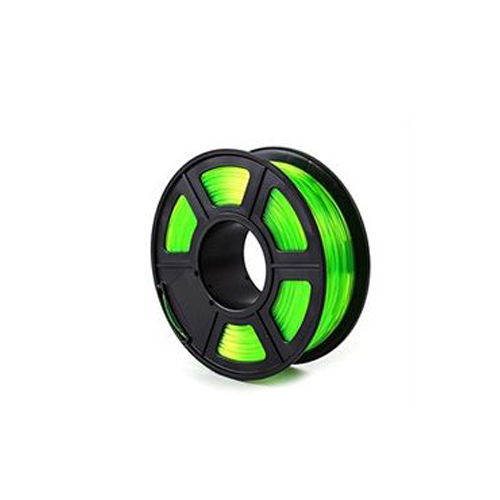 PLA Transparent 3D printing filament 1KG/Roll /Green/006681