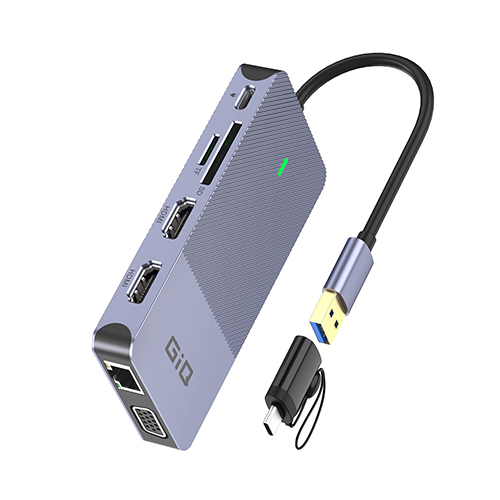 GIQ USB 3.0, Type-C To Docking Station/Thunderbolt