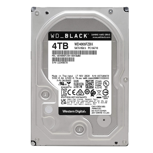 WESTERN DIGITAL 4TB SATA 7200RPM 256MB WD4005FZBX