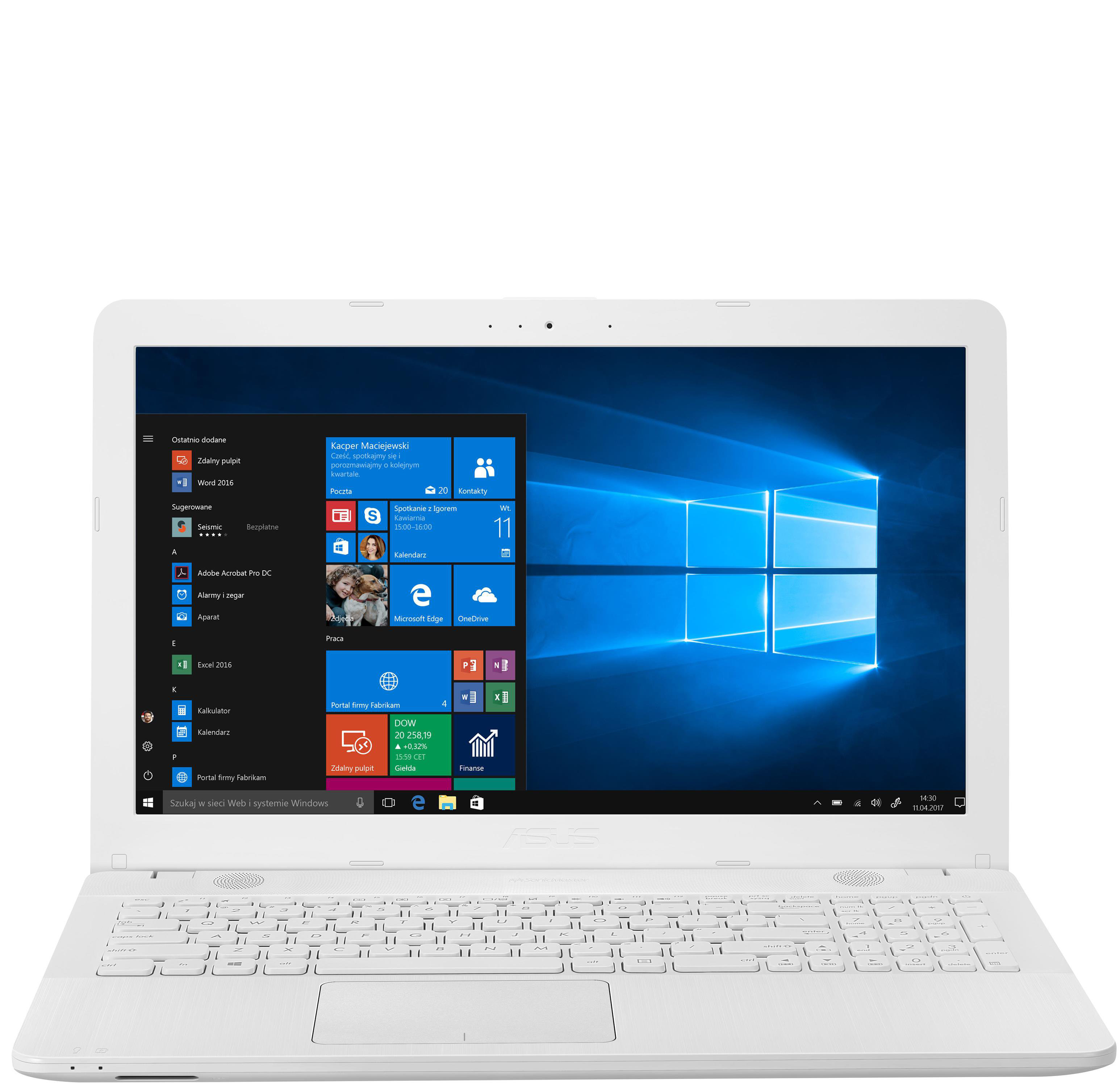 ASUS R541UA; Core i3 7100U; 8GB; HDD 1TB; 15.6" FHD; Win10
