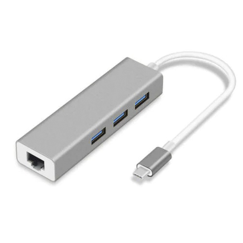 C-Type to Lan with 3x USB3.0 hub/006932