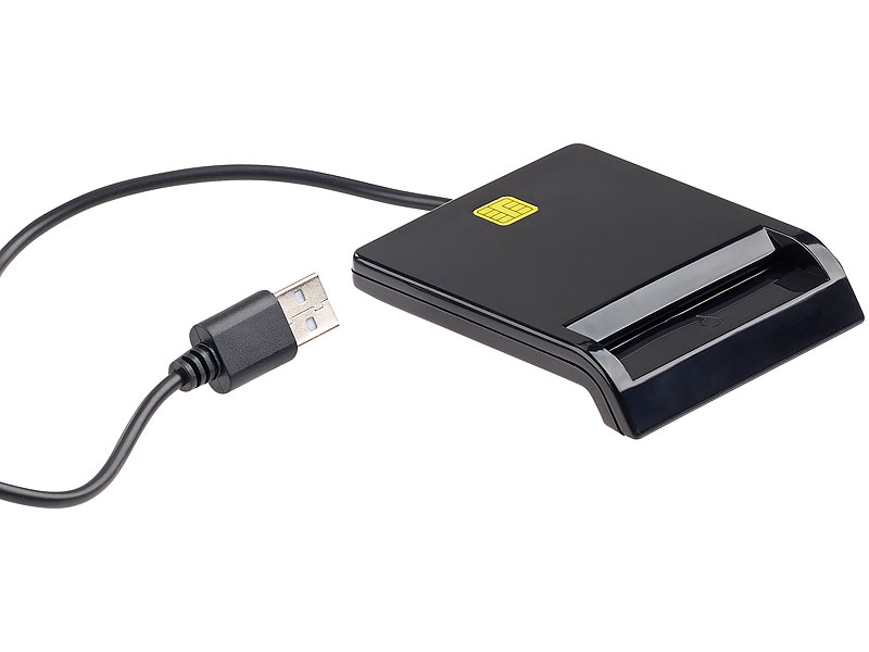 Smart ID Card Reader (Black)